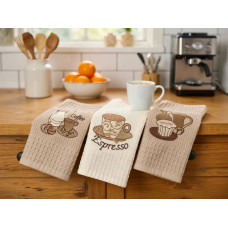 Рушники кухонні вафельні Nilteks 3шт, 40*60см