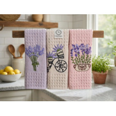 Рушники кухонні вафельні Nilteks 3шт, 40*60см