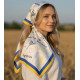 Хустка патріотична якість атлас - ясна