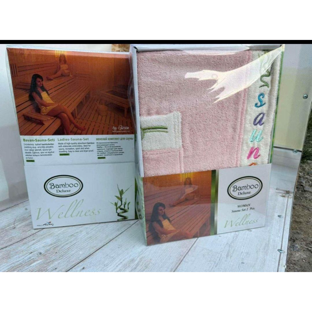Набір для сауни жіночий Cotton Delux Bamboo - Turkey
