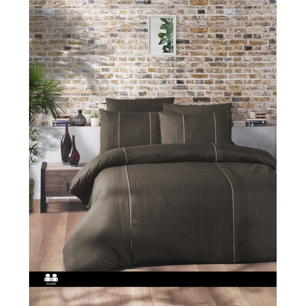 Постільна білизна First Choice Deluxe Ranforce Dark Series - Elegant Brown