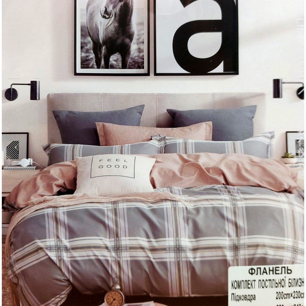 Постільна білизна Colorful Home Flanel Original Series - Євро розмір