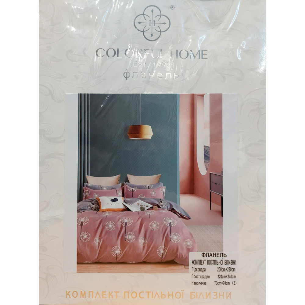 Постільна білизна Colorful Home Flanel Original Series - Євро розмір