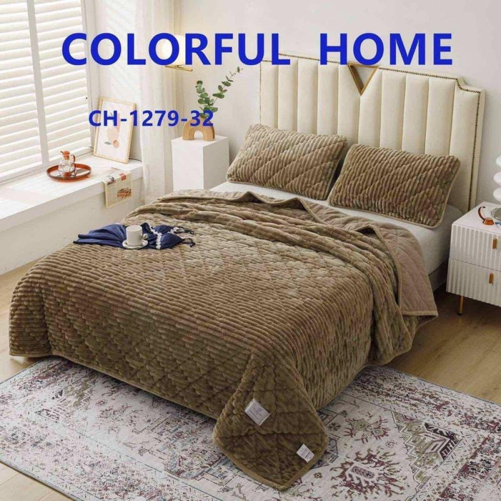 Ковдра з наповнювачем синтепону + 2 наволочки Colorful Home