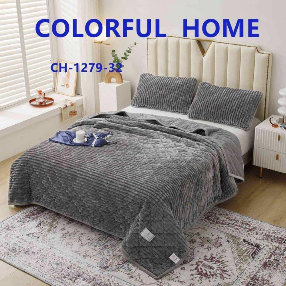 Ковдра з наповнювачем синтепону + 2 наволочки Colorful Home