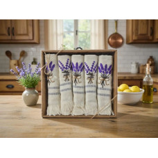 Рушники кухонні лляні Nilteks 5шт, 40*60см