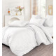 Постільна білизна Epico Stripe Satin - Євро - White