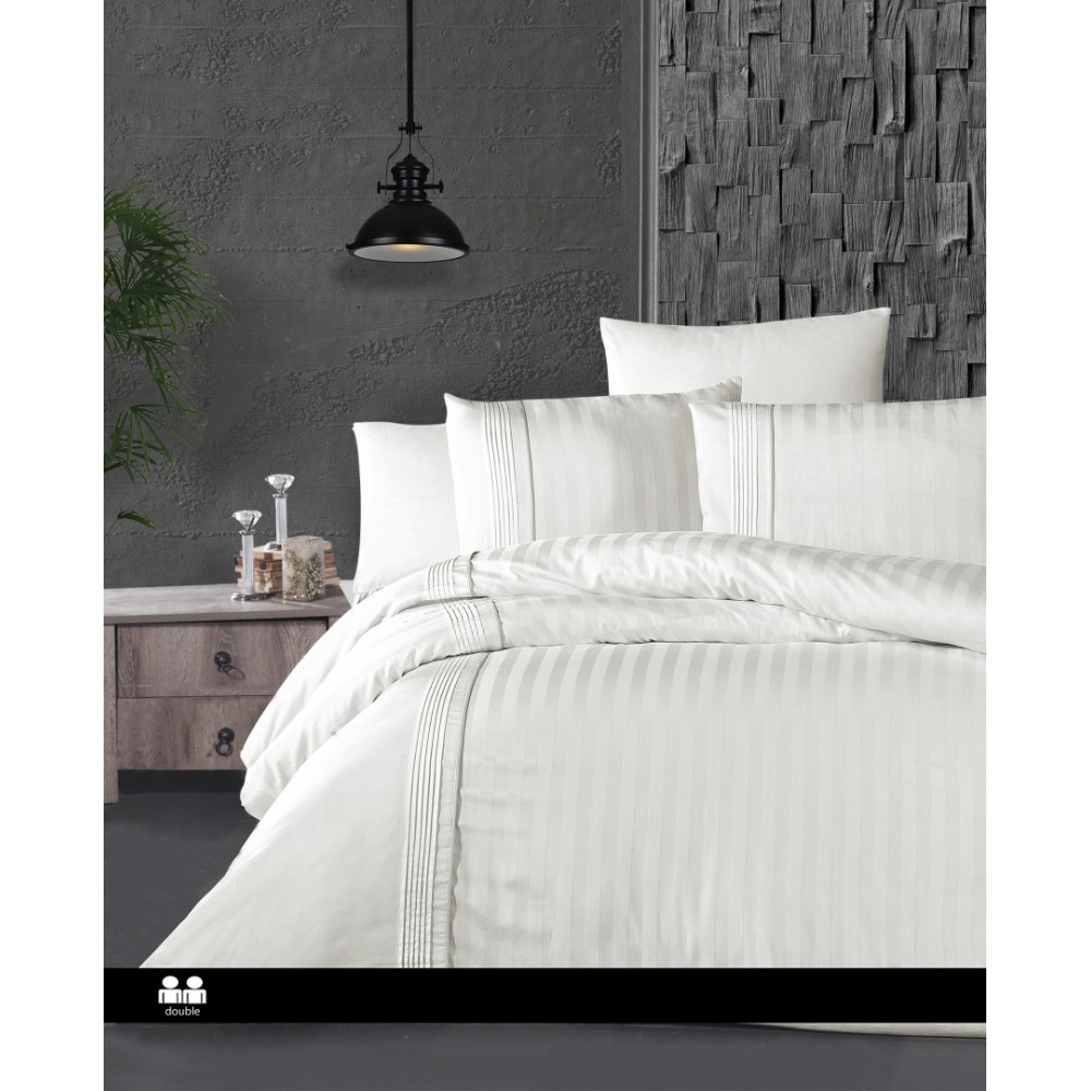 Постільна білизна First Choice Satin Deluxe Євро - Modalife White