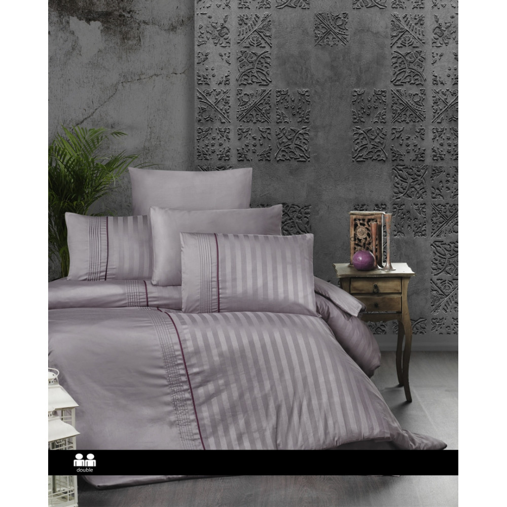 Постільна білизна First Choice Satin Deluxe Євро - Modalife Lavender