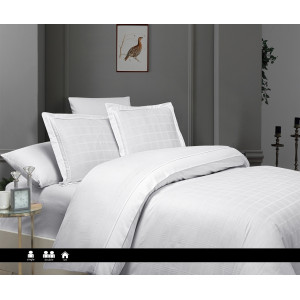 Постільна білизна First Choice Satin Deluxe Євро - Royce White
