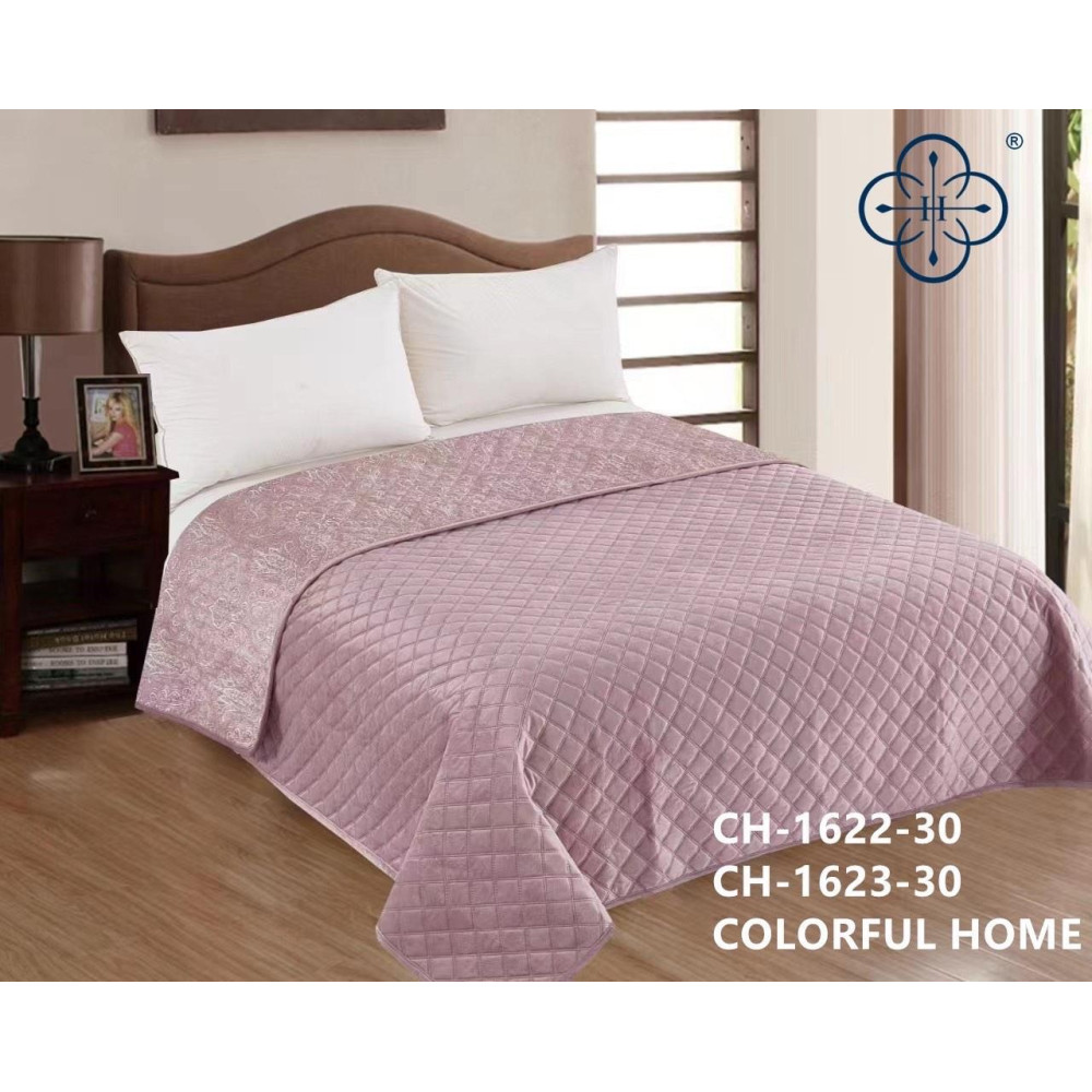 Покривало Barhat Colorful Home Jasty 210*230 - топлене молоко
