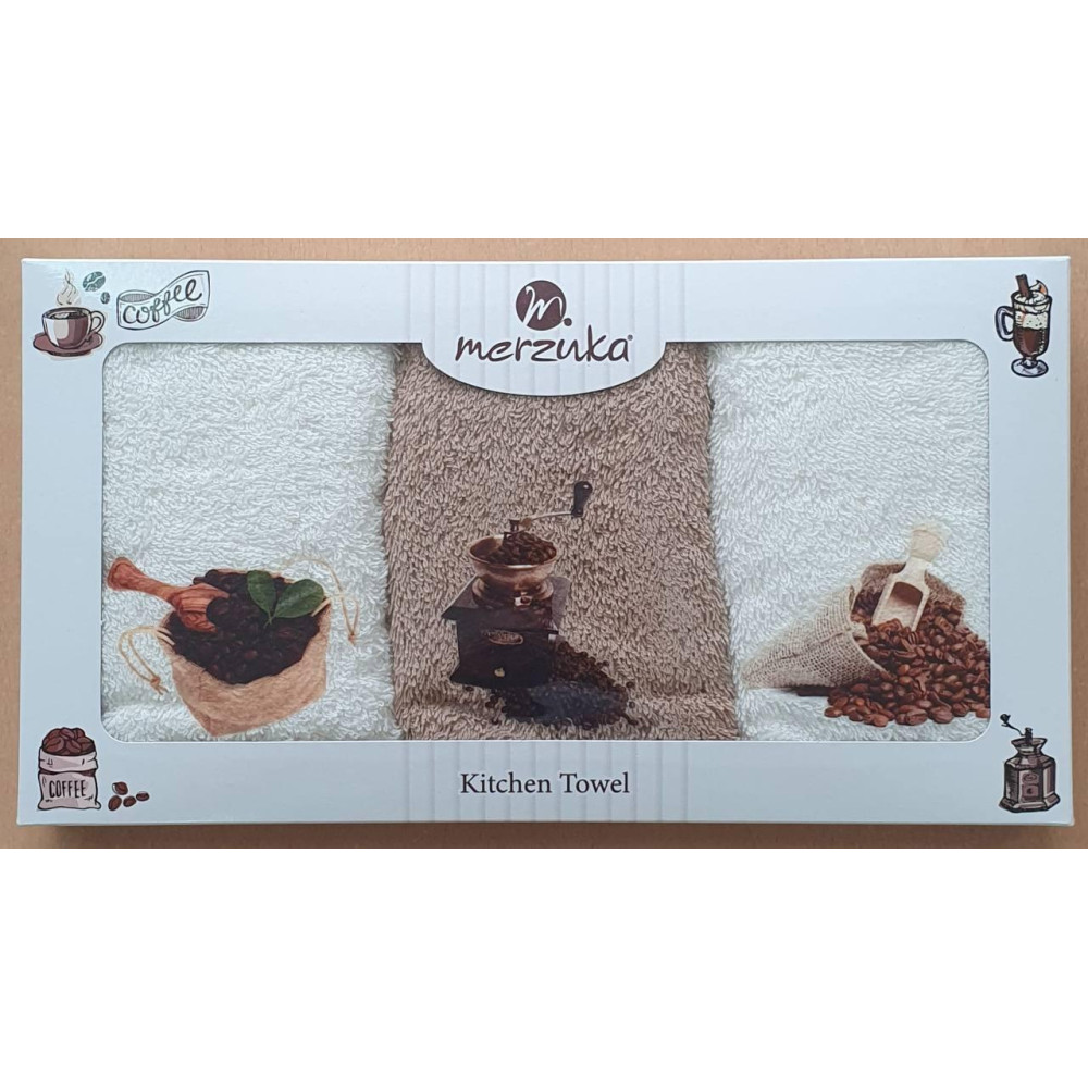 Махрові кухонні рушники Merzuka 3шт, 30*50см