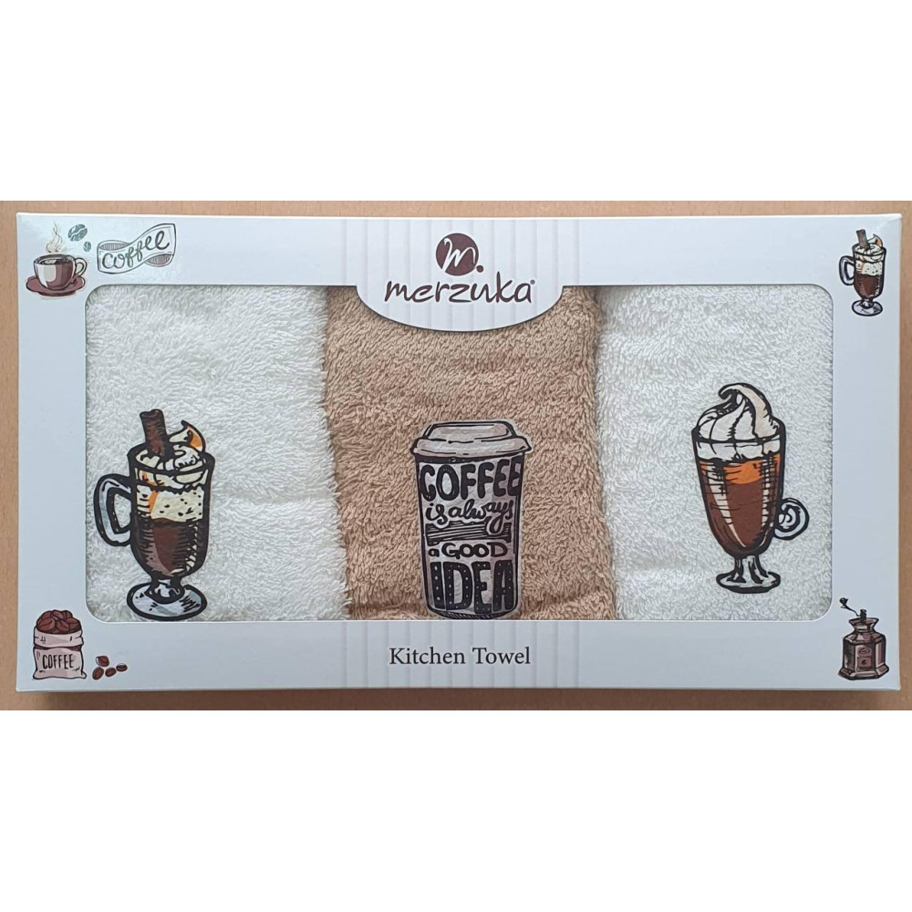 Махрові кухонні рушники Merzuka 3шт, 30*50см
