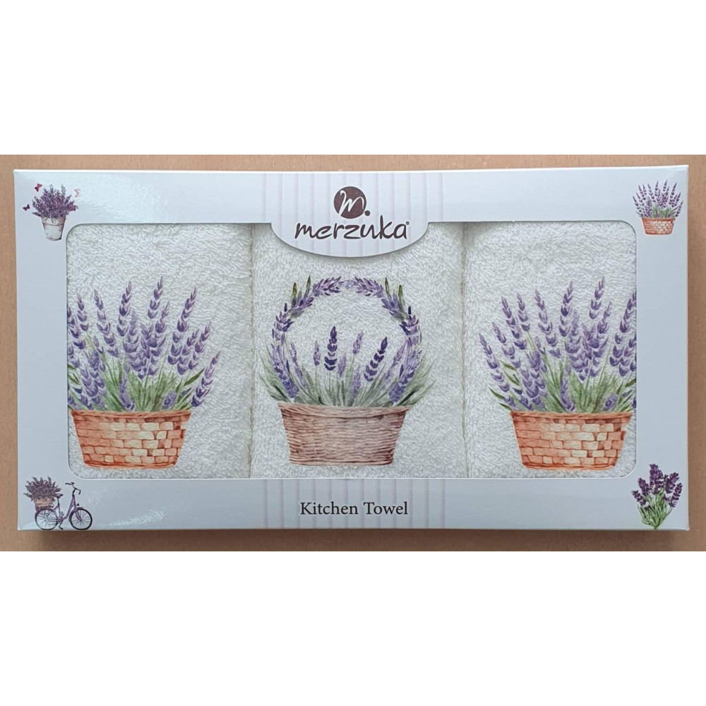 Махрові кухонні рушники Merzuka 3шт, 30*50см