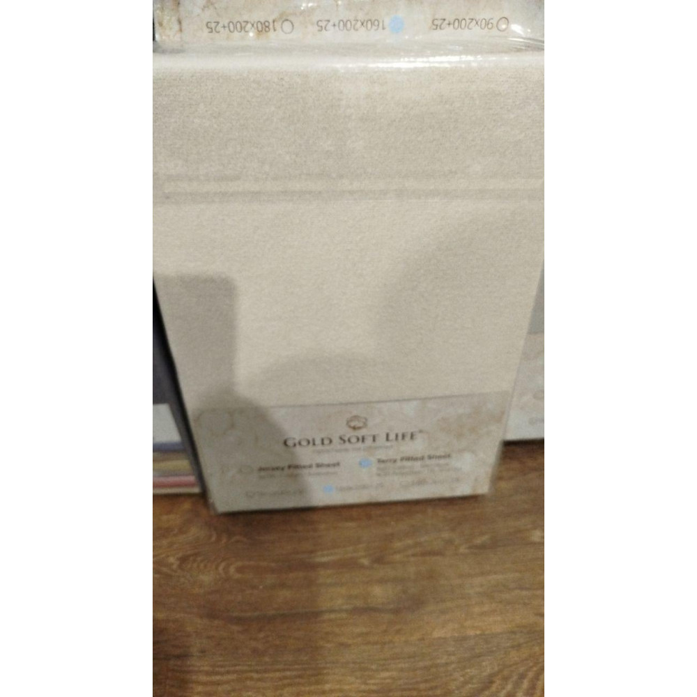 Простирадло на резинці махрова Gold Soft Life - Turkey