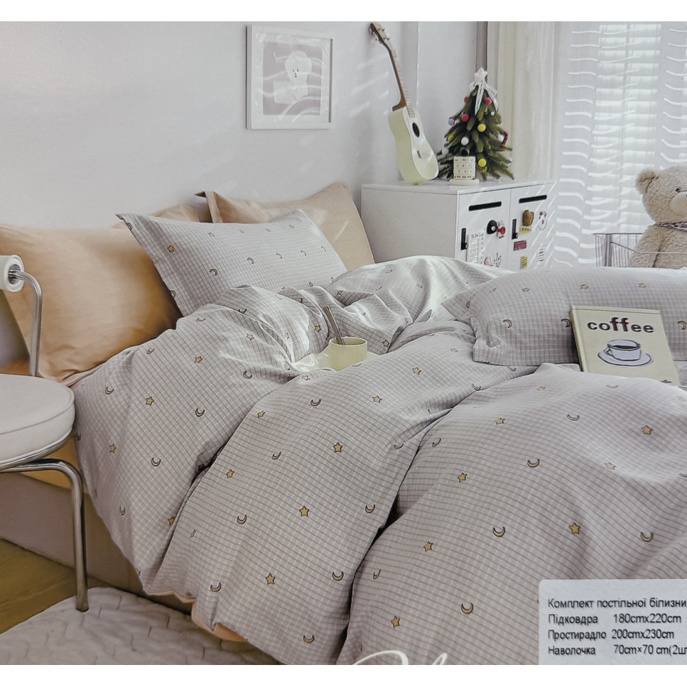Постільна білизна двоспальний розмір Colorful Home Flanel - Vols