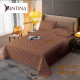 Покривало полуторне Velur Colorful - Antina Chane 150*210 - коричневий