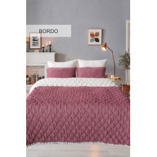 Покривало із наволочками Istanbul Bordo 220*240 - Turkey