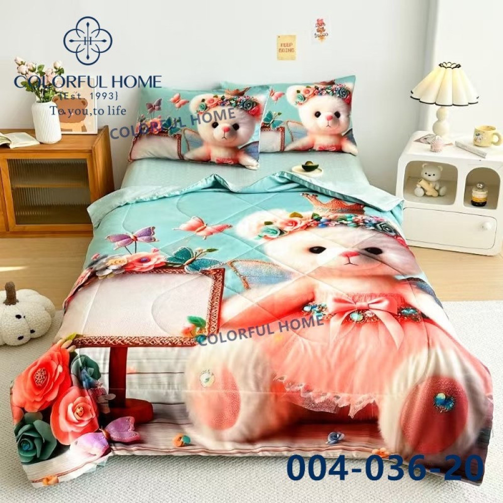 Постільна білизна з ковдрою Colorful Home