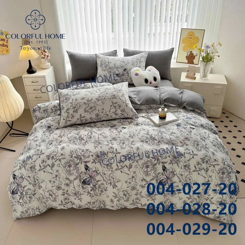 Постільна білизна Colorful Home Muslin Light на гумці двоспальний розмір