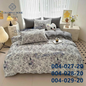Постільна білизна Colorful Home Muslin Light на гумці двоспальний розмір