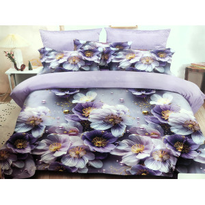 Постільна білизна з об'ємним ресунком L&M Home Textiles 5D - євро розмір