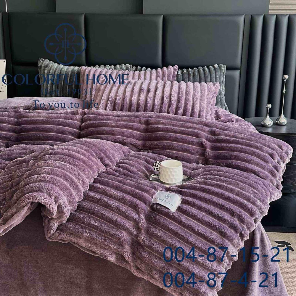 Тепла постільна білизна Colorful Home Scharpey Євро