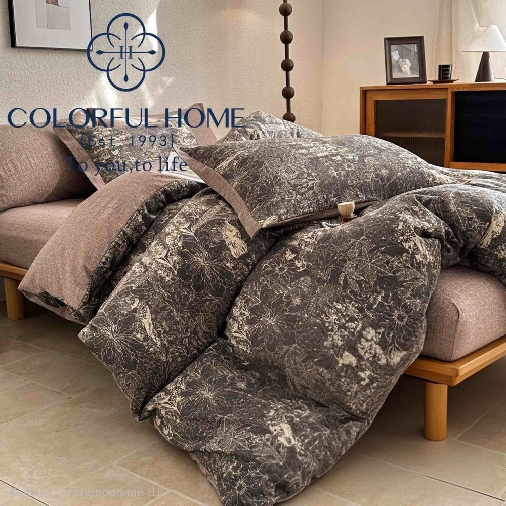 Постільна білизна Colorful Home Lenny двоспальний розмір