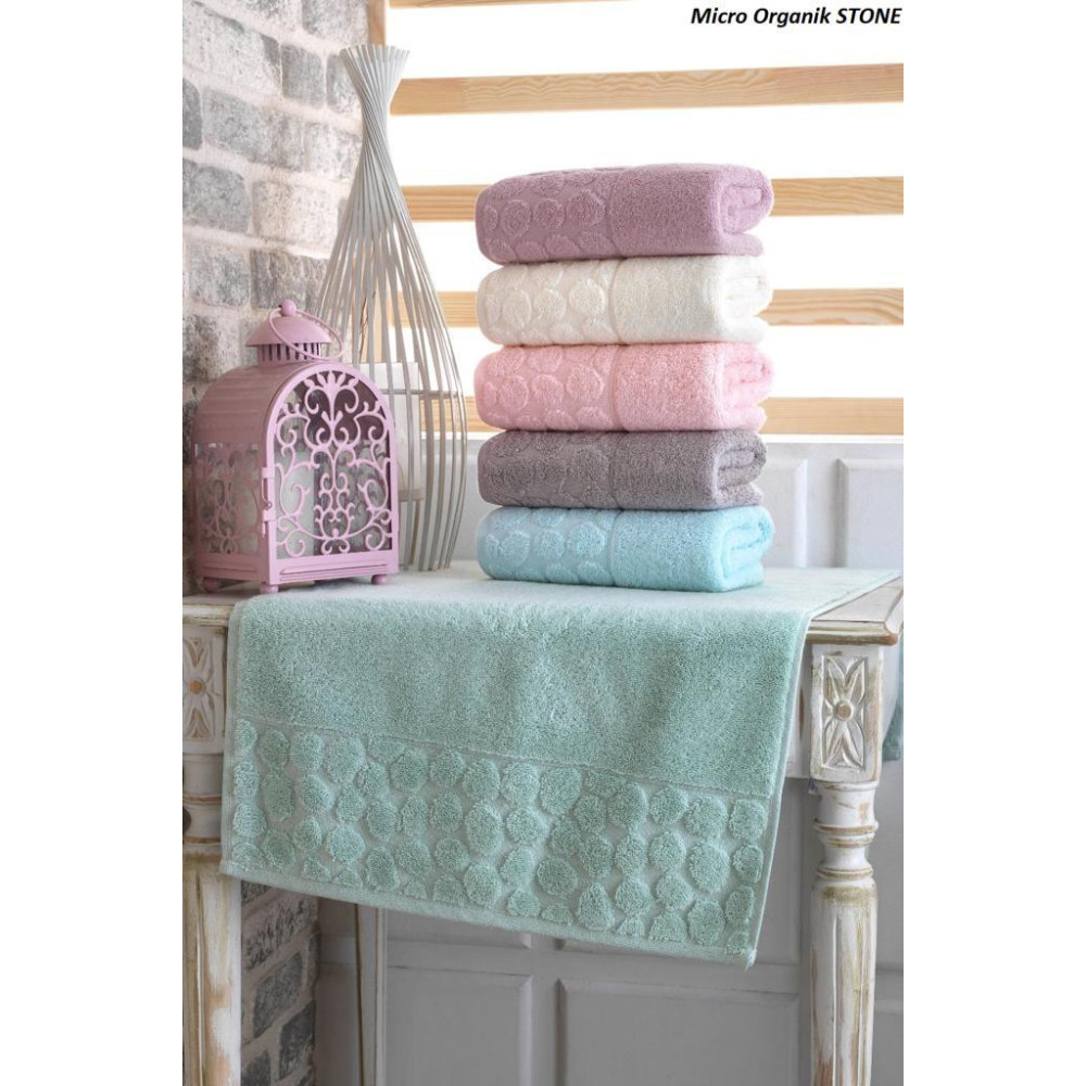 Махрові рушники Cestepe Micro cotton - Stone -